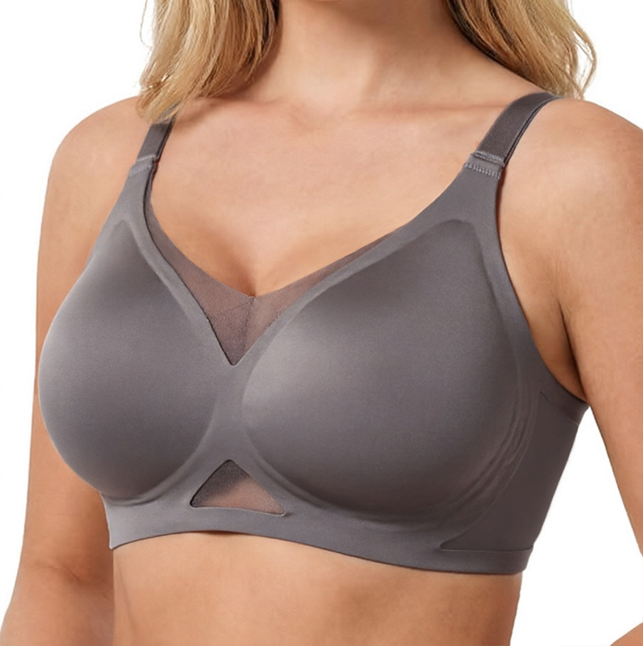 Women's Seamless Wire-Free Bra - Sheer Mesh Bra recension och pris