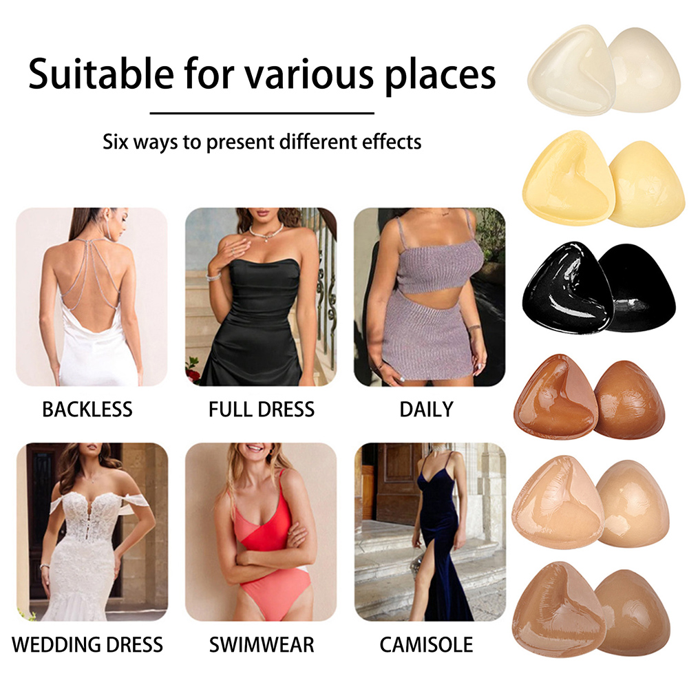 Double-Sided Stickys Bra Inser - Push Up Bra Silicone recension och pris